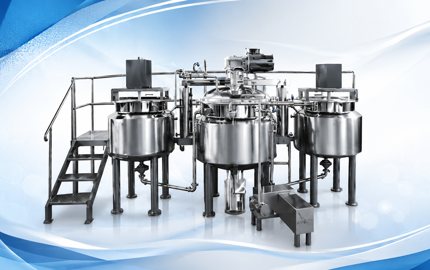 Automatic Ointment Cream Manufacturing Plant